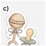 Rattle and pacifier sticker